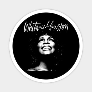 Whitney Houston 80s 90s Retro Music Magnet